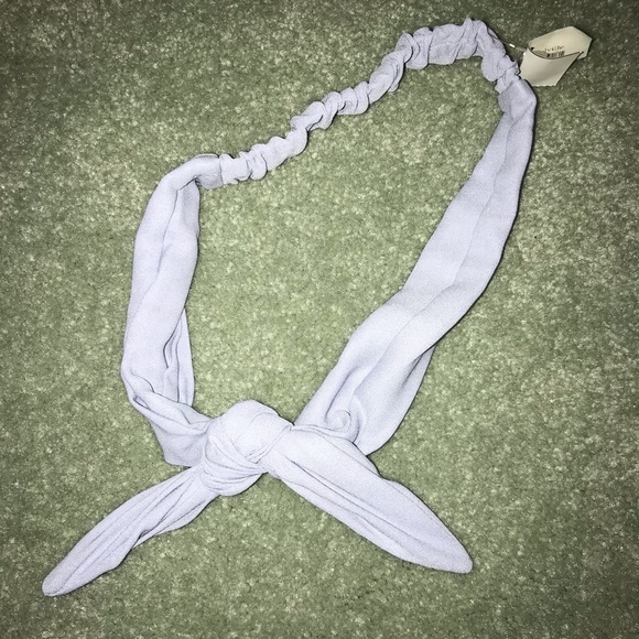 Brandy Melville Accessories - PERIWINKLE BOW HEADBAND